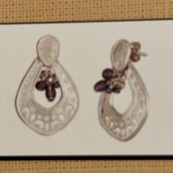 Silpada sterling silver earrings - Picture 2 of 5